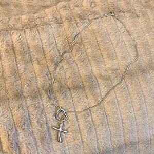 Cross and Heart Necklace
